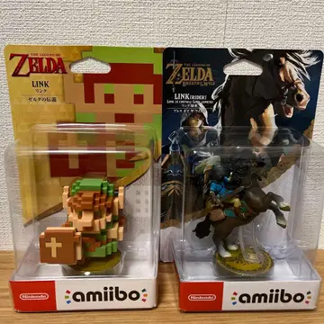 amiibo 2체 세트 젤다의 전설 링크 [기승] 브레스 오브 더 와일드
