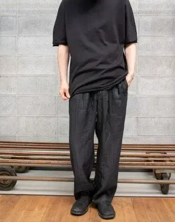 이삼카타야마 BACKLASH 크러쉬 와이드 팬츠 M