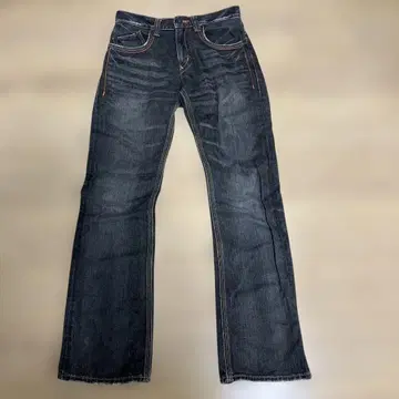 EDWIN XU-S 다크 데님 플레어 팬츠