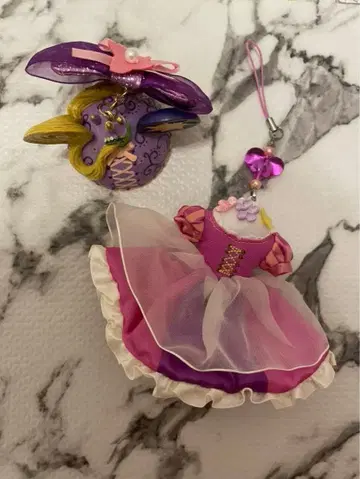 라푼젤 키링 이어햇 드레스 디즈니 스트랩