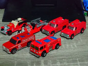 빨간색 소방차 6대 세트 핫휠