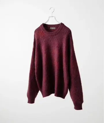 [ CLEL ] 알파카 블렌드 샤기 니트