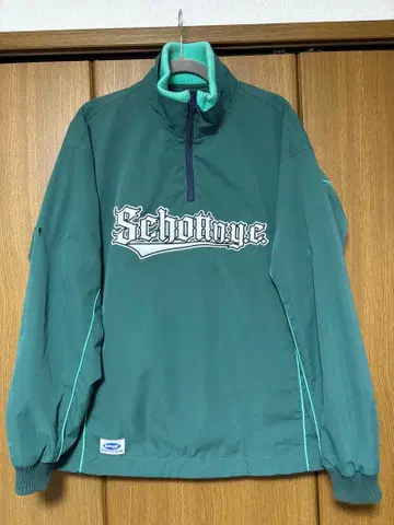 Schott 하프 지퍼 나일론 자켓 블루종