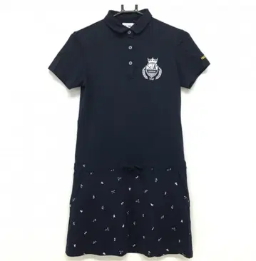 아디다스 반팔 폴로 원피스 네이비 S