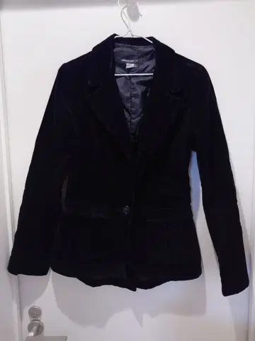 코듀로이 블랙 자켓