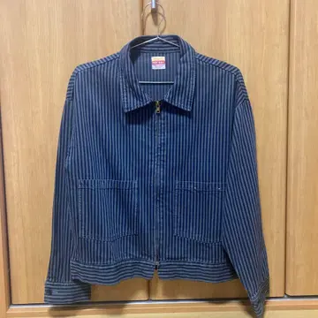 복각 PAY DAY 스트라이프 자켓 네이비