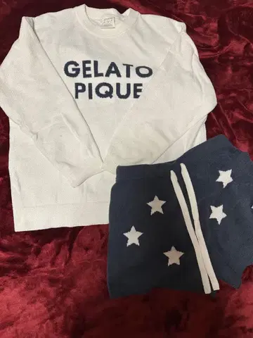 GELATO PIQUE 룸웨어 상하의 세트