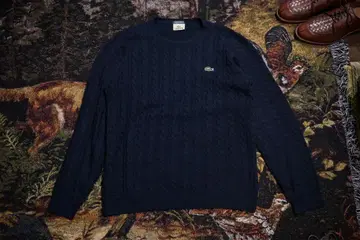 LACOSTE 케이블 니트