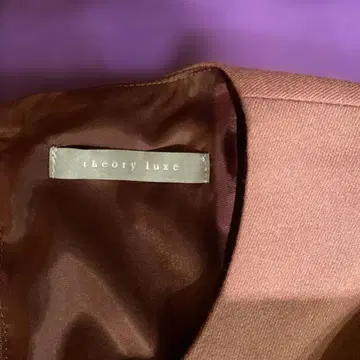 theory luxe 브라운 롱 원피스 040