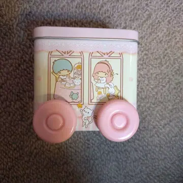 키키와 라라 바퀴 달린 캔 수납 박스 [ 헤이세이 레트로 ]