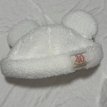 디즈니 40주년 한정판 미키 화이트 보아캡