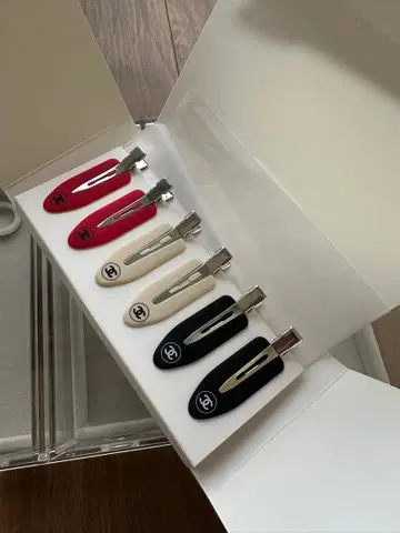 로고 헤어핀 3개 세트