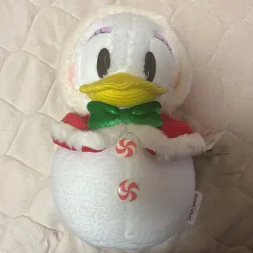 택 포함 Disney 데이지 산타 봉제 인형