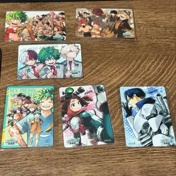 나의 히어로 아카데미아 원화전 마그넷 스티커 6개 세트