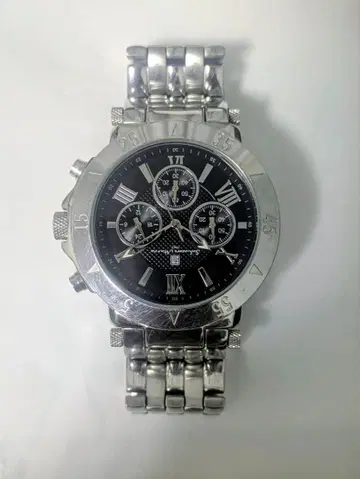 살바토레마라 크로노그래프 손목시계 블랙/실버