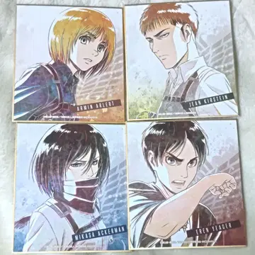 진격의 거인 엘렌 미카사 리바이 엘빈 외 색지