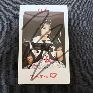 iLiFE! 코코로하나 리리 사인 댓글 폴라로이드