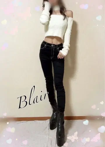 당일 발송! GYDA 하이웨스트 원워시 스키니 팬츠 블랙