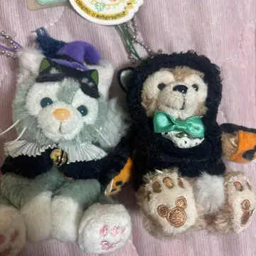 더피와 젤라토니 할로윈 코스튬 봉제 인형 키링