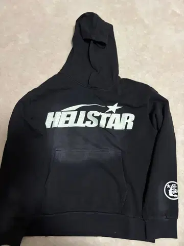 HELLSTAR 블랙 후드티