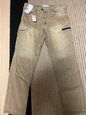 BlueB 워크맨 워크 데님 4L 베이지