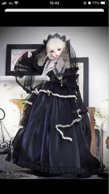 SDM.MDD 사이즈 수녀 드레스 세트 아웃핏 1/4 인형용