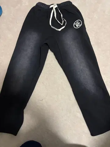 HELLSTAR 블랙 조거 팬츠