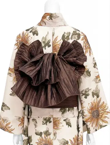 유카타 만들기 오비 헤코 오비 브라운