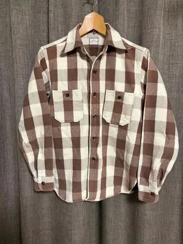 WAREHOUSE 플란넬 셔츠 Lot.3104 S 14 14-1/2