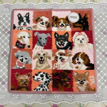 FEILER 페이러 타월 손수건 룩!마이도그 완판템