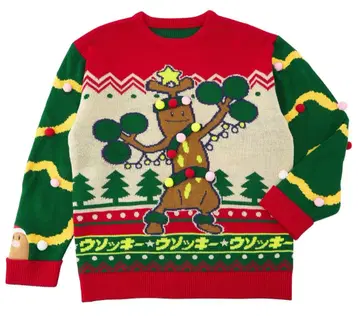 포켓몬 크리스마스 스웨터 우츠동 디그다 L 사이즈