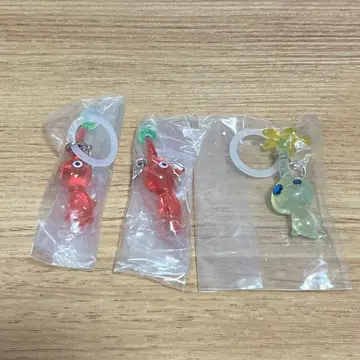 피크민 빨간 피크민 이슬이(히카리) 피크민 가챠가챠 메지루시 액세서리