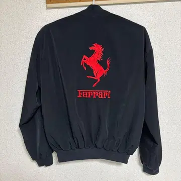 페라리 집업 자켓 블랙 블루종