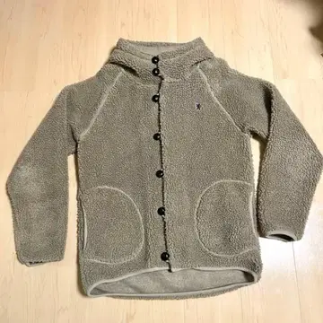 Gymphlex 짐플렉스 싸개 단추 보아 후디드 자켓