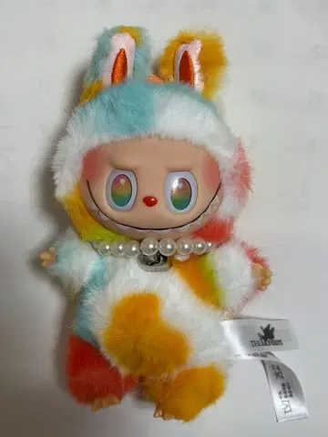 러브부 유사 컬러풀 토끼 코스튬 봉제 인형