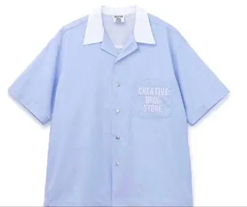CREATIVE DRUG STORE 오픈 카라 셔츠