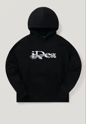 IDEASWAM iDea 후드 부착 후드티 블랙 L 사이즈