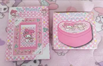 헤이세이 레트로 마이멜로디 사진 프레임 하트 미니 드레서