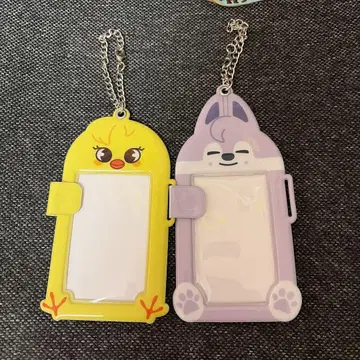 skzoo 포토카드 키링 트레이딩 카드 케이스