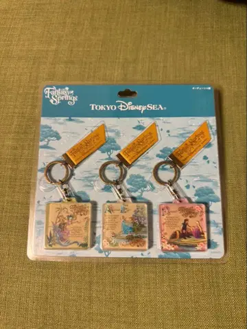 도쿄 디즈니 씨 아크릴 키링 3개 세트