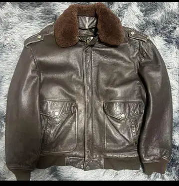 가죽 자켓 다크 브라운 짧은 기장