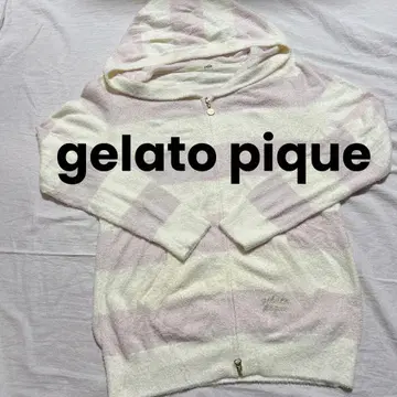 젤라또피케 스무디 2 보더 후드티 PINK