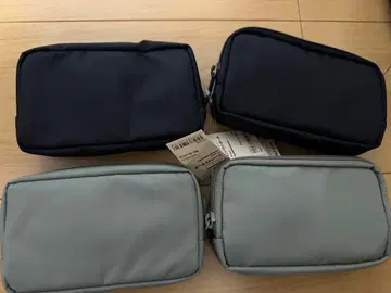 무인양품 나일론 컴팩트 파우치 2색 세트