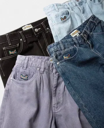 HUF huf cromer 32 와이드 팬츠