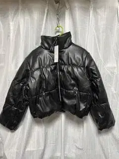 인조 가죽 블루종