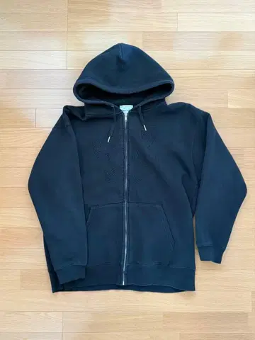 Student.Apathy 풀 집업 후드티 블랙 카츠야