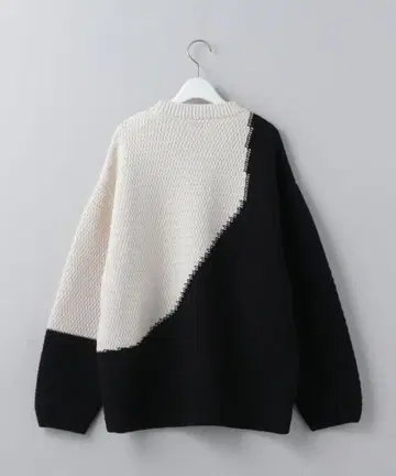 roku 바이컬러 니트 니트