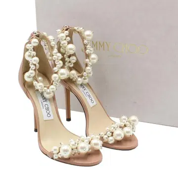 R2353 컨디션 최상 지미추 마이셀 펄 힐 펌프스