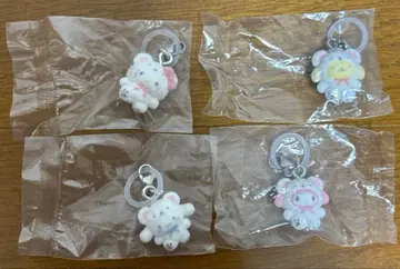 산리오 포근포근 스노우 가챠가챠 표시 액세서리 표시 참