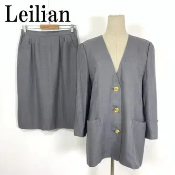 LA7495 레리안 린넨 스커트 셋업 그레이 11